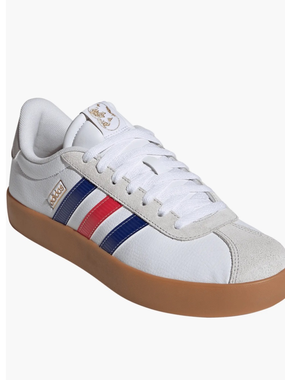 adidas  Sneakers in White, Ruby & Navy! 7